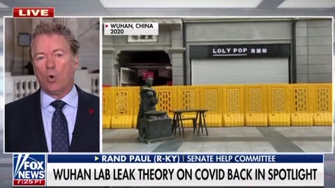 Rand Paul on lab leak.