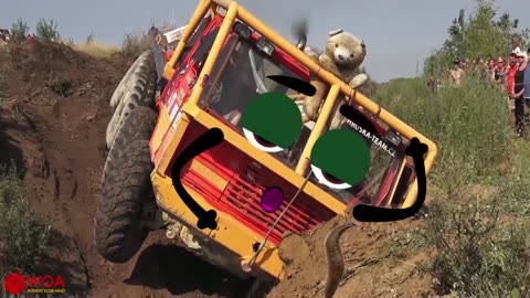 Off Road Truck Mud Race | Extrem off road 8X8 Truck Tatra - Woa Doodles Funny Videos