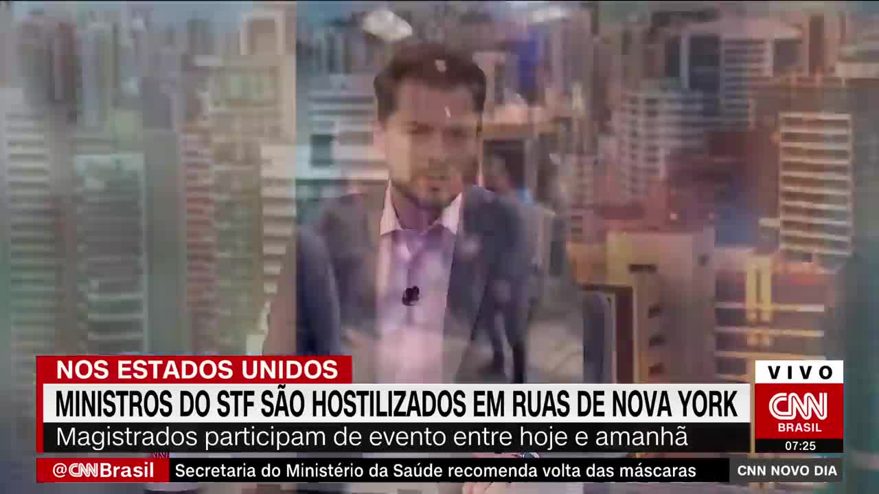 Manifestantes hostilizam ministros do STF na porta de hotel em Nova York | NOVO DIA