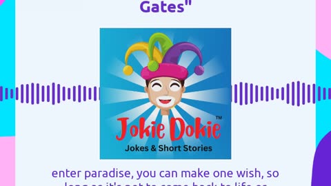 Jokie Dokie™ - "A Bus at the Pearly Gates"