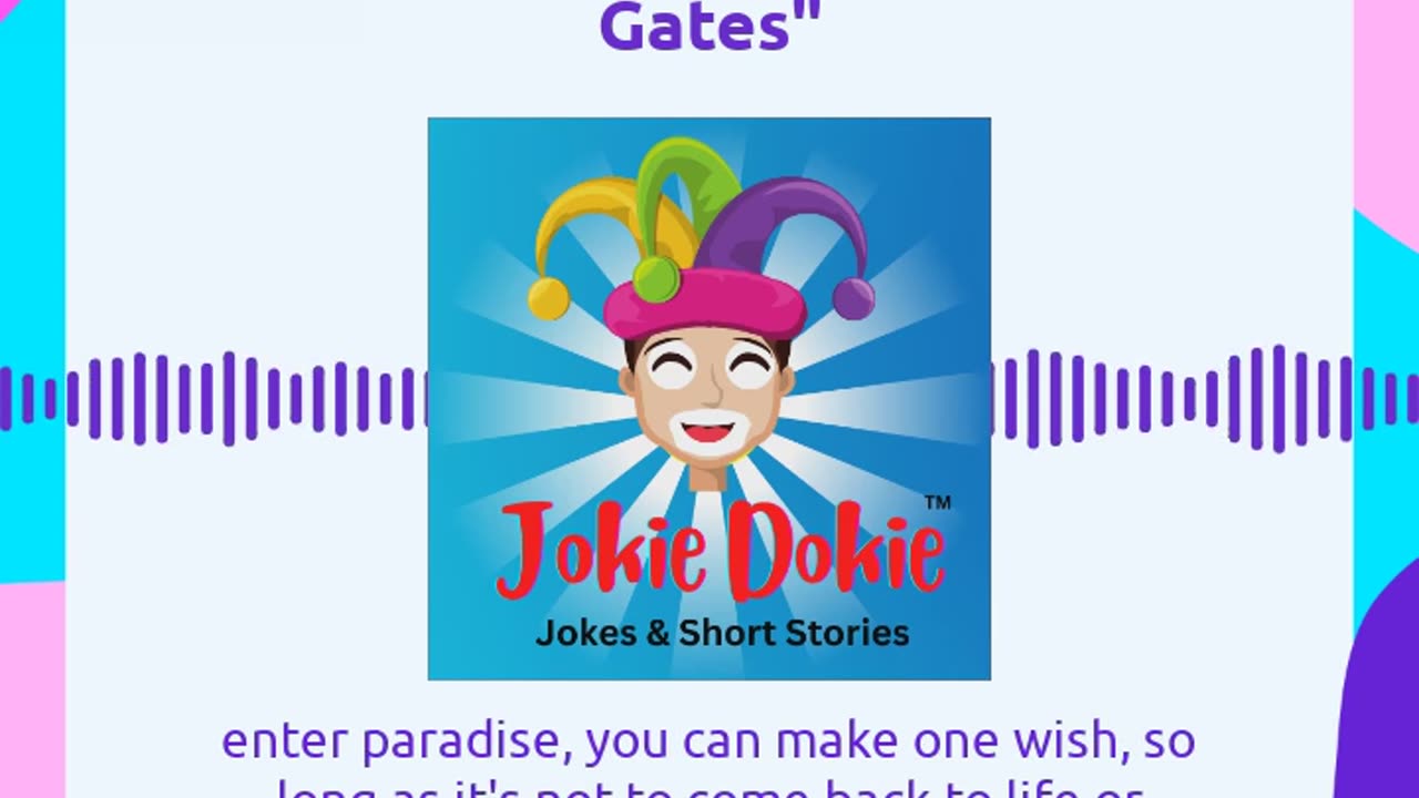 Jokie Dokie™ - "A Bus at the Pearly Gates"