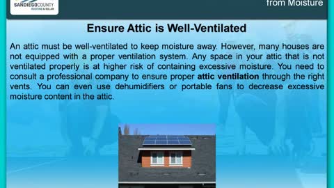 4 Ways to Keep your Attic Free from Moisture