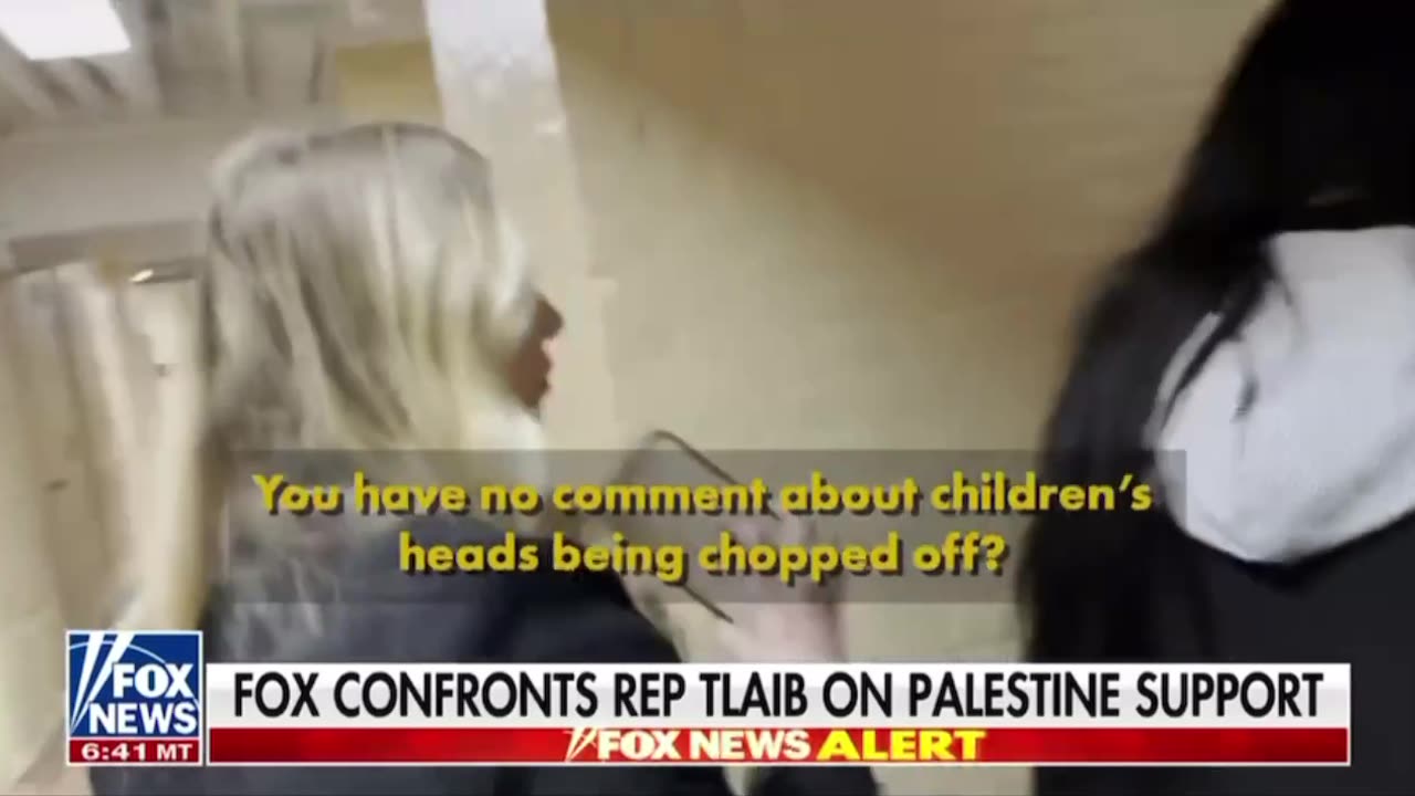 Squad Member Rashida Tlaib Confronted about Hamas Chopping Off Babies' Heads