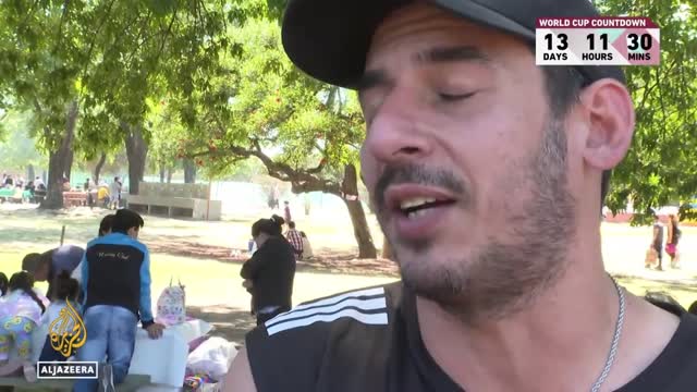 Argentina fans ready for Qatar; gather for mass barbecue before leaving