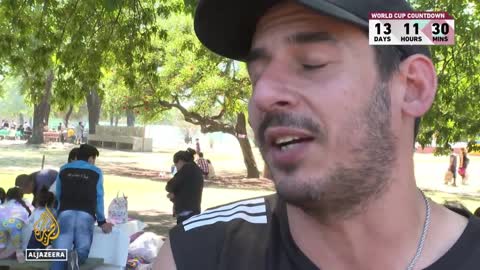 Argentina fans ready for Qatar; gather for mass barbecue before leaving