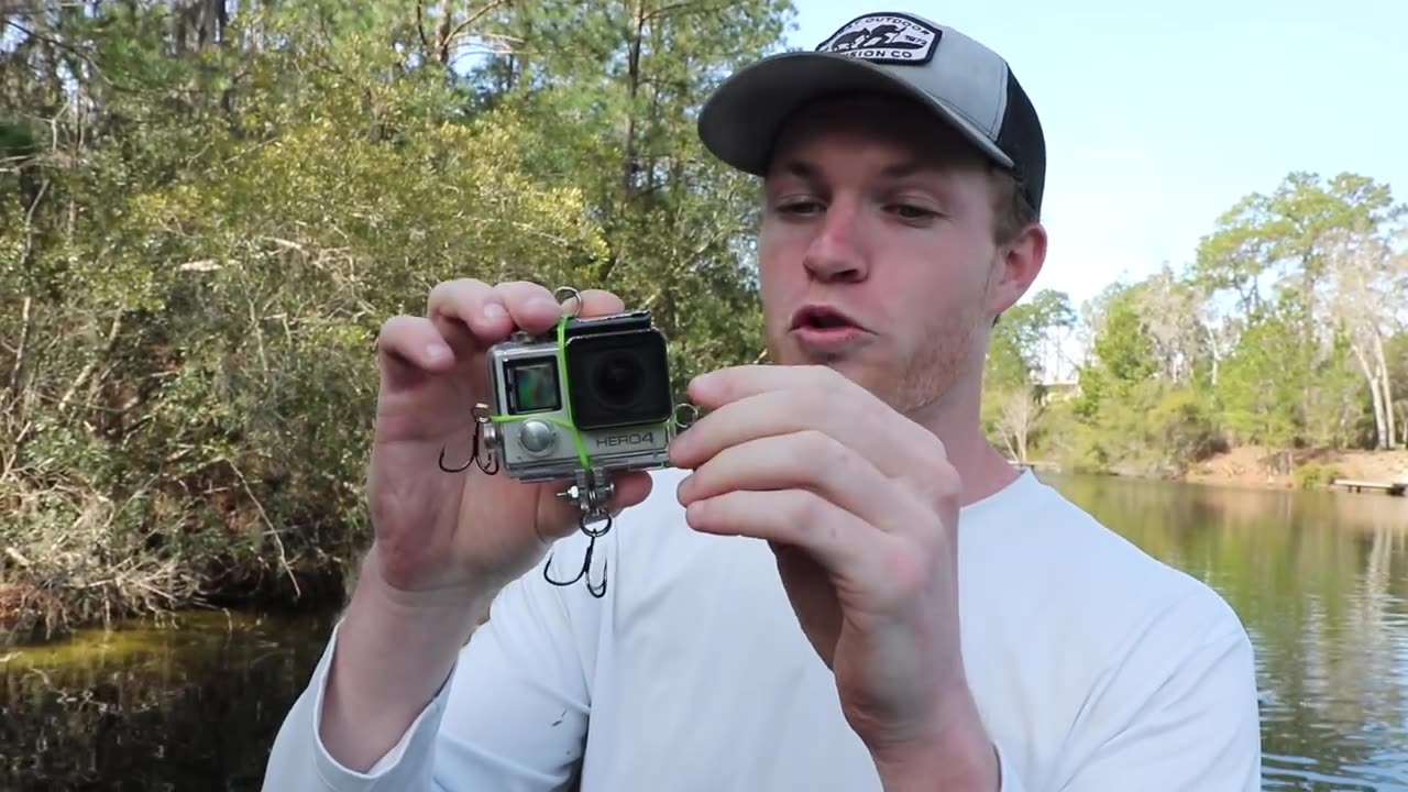 WORLD'S FIRST GOPRO FISHING | It Actually Works!!!