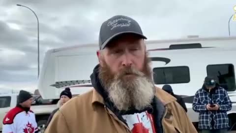 Trucker sends message to the world: Government and media waging war against the people. Trudeau committing crimes against humanity