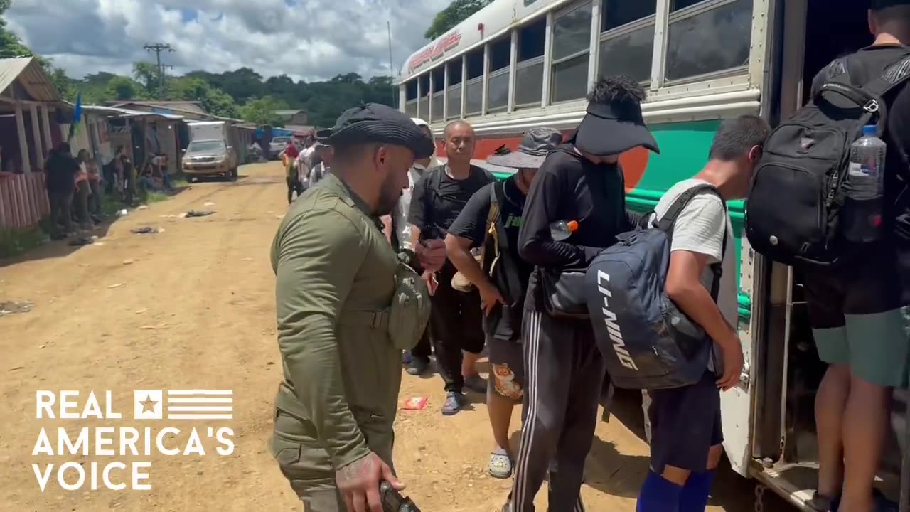 Massive amount of CHINESE illegals at the Darien Gap on their way to USA