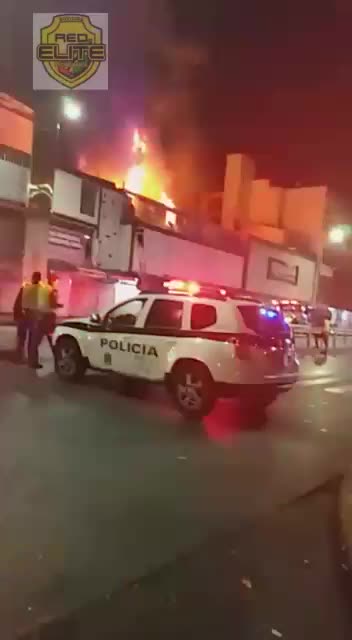 Bomberos controlaron incendio en el Centro de Bucaramanga