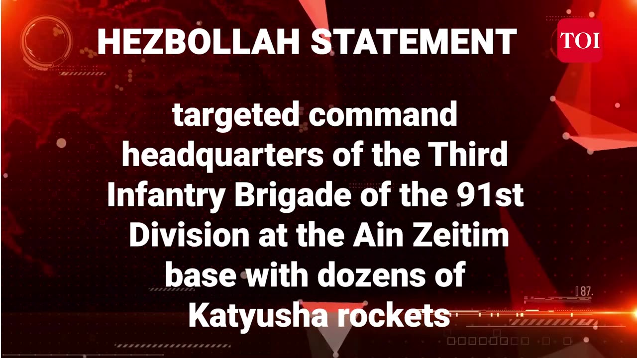 Iran Israel Conflict | Hezbollah Strikes Israeli Army HQ in Southern Israel with Rockets | N18L