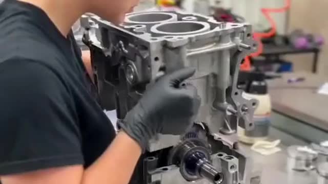 Engine parts maintenance