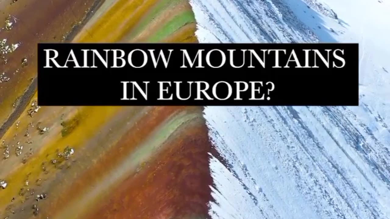 Rainbow 🌈 mountain 🗻