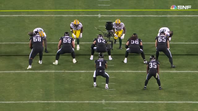 Huge Packers Defensive play leads to Aaron Jones Touchdown