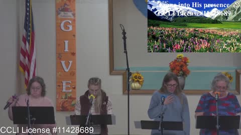 Moose Creek Baptist Church Sing “Come into His Presence” During Service 11-06-2022