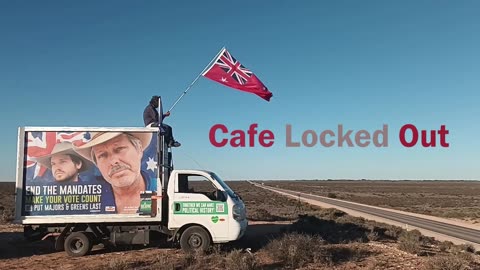 Dr Oosterhuis and Michael On Cafe Locked Out