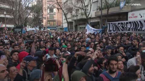 Violencia en Argentina tras la condena por corrupción solicitada para Cristina Fernández de Kirchner