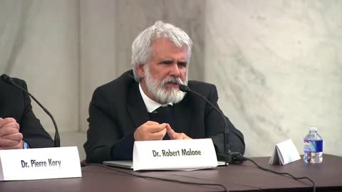 Dr Robert Malone testifies in the senate