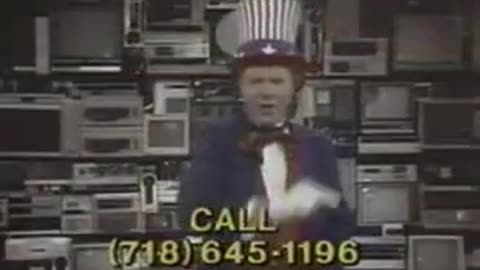 Crazy Eddie = commercial = 4th of July Sale = 1985