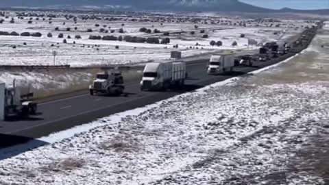 USA Peoples Convoy Moving