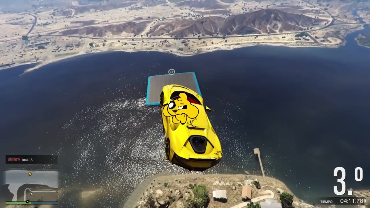 "¡CAEMOS al AGUJERO de TURBOS GIGANTE! 😱 999% IMPOSIBLE en GTA 5 ONLINE (MIKECRACK)"