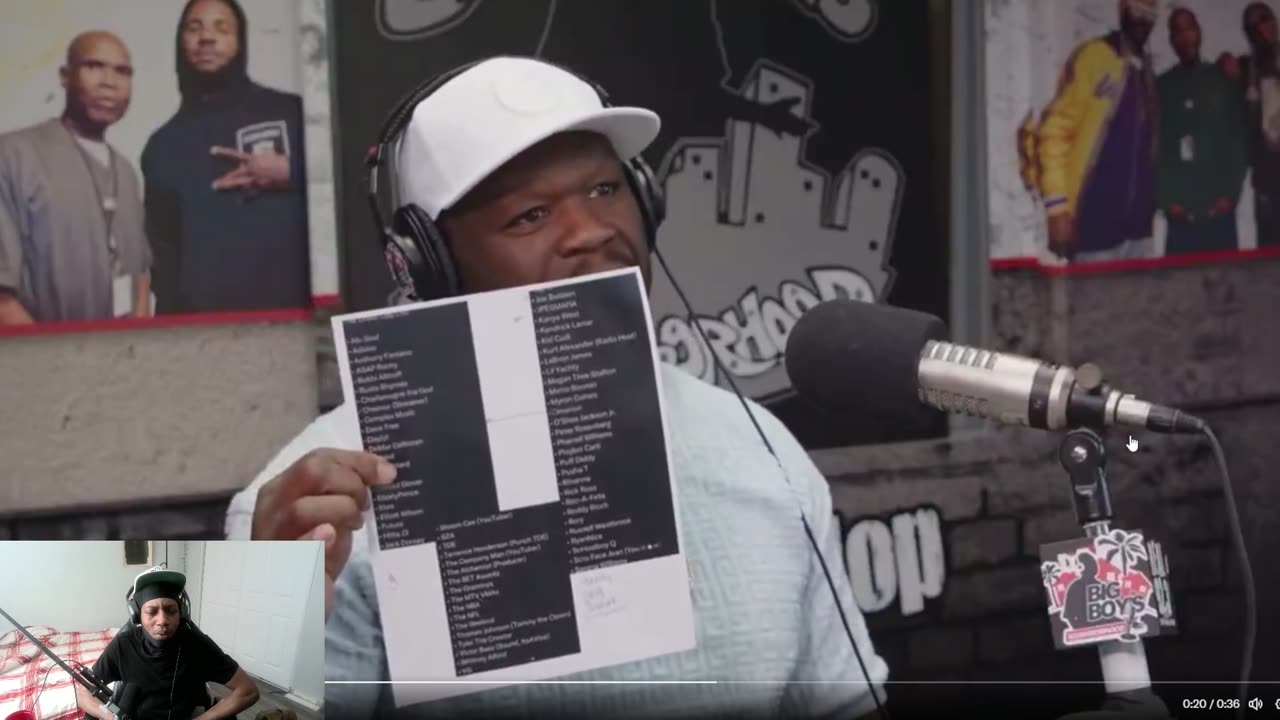 Drakes Opps! 50Cent Shows The Full List Of Drakes Opps