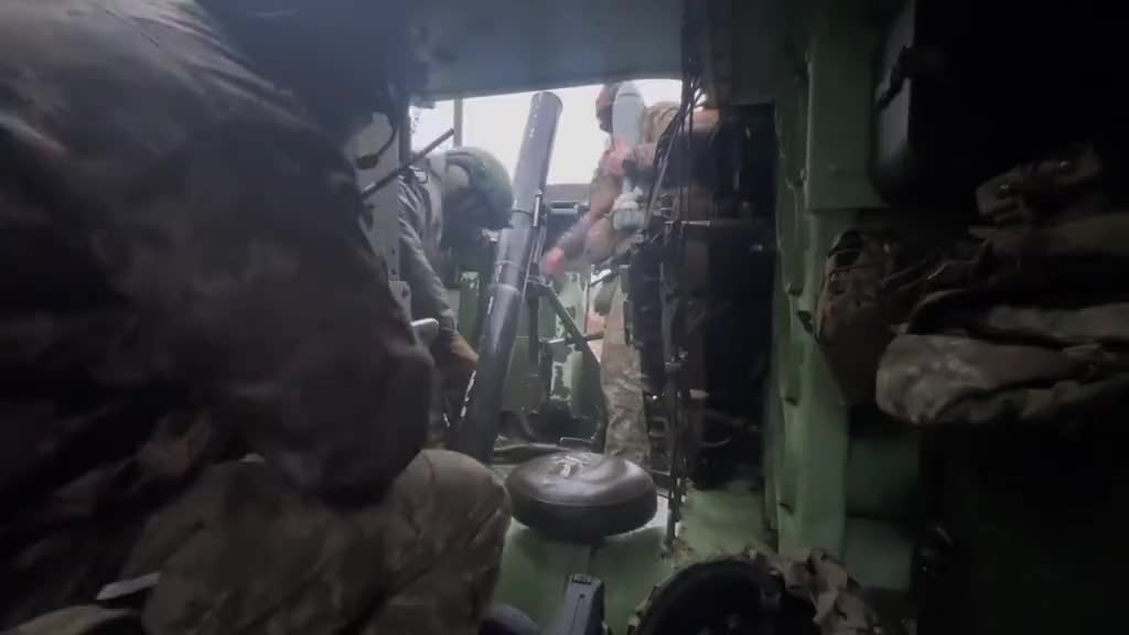 Panzermörser self-propelled mortar based on the M113A2 of the Ukrainian Army.