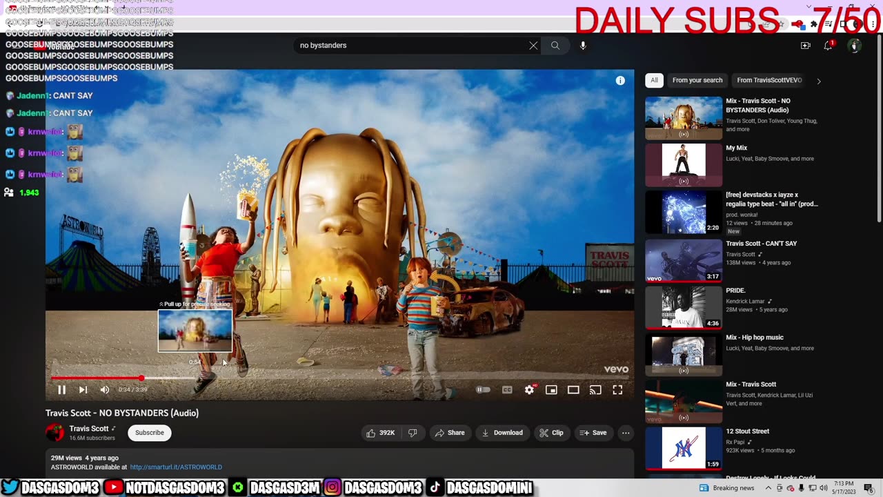 RESTREAM OF DOMS KICK STREAM (aux battle 5/17/23)