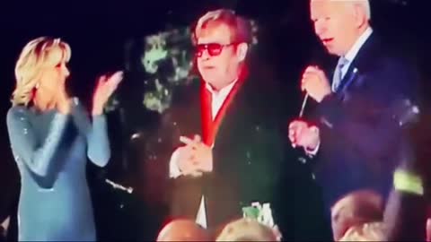 Biden Blames Elton John "To help AIDS...fight HIV AIDS.”