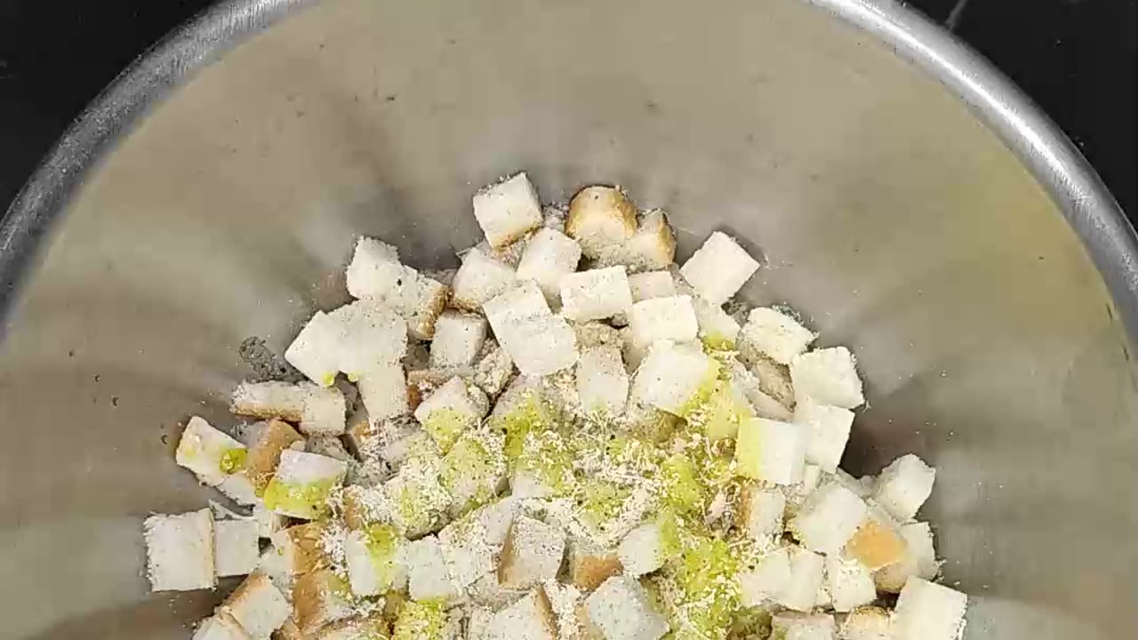 Duck Guy's 5min Parmesan Croutons