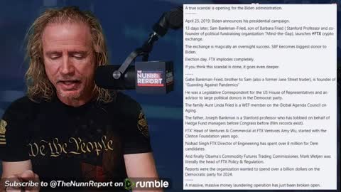 Ep. 148 FTX / Ukraine / Dem Money Laundering Scheme | The Nunn Report w/ Dan Nunn