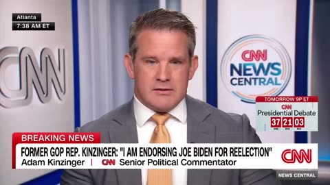 RINO Kinzinger Goes On CNN To Show His Support For Biden