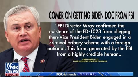 Comer to review FBI’s Biden file tomorrow