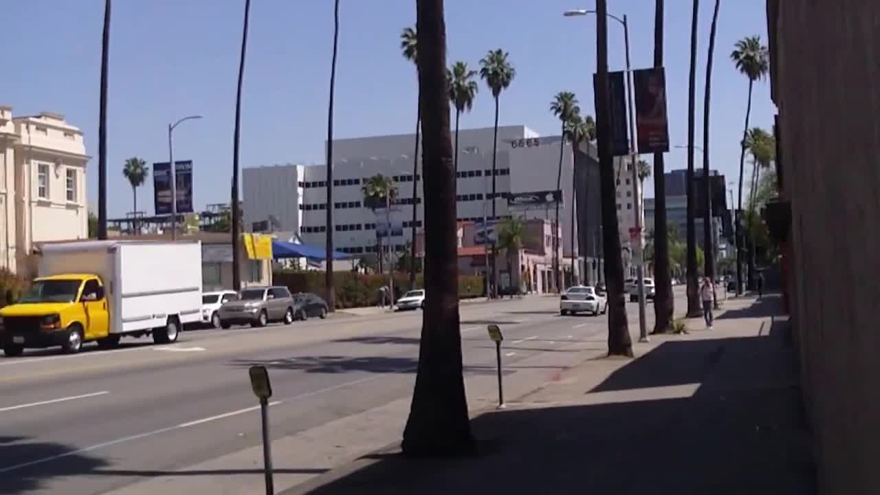 Hollywood, CA Cherokee and SUNSET Area...Sunday afternoon 2014 AD