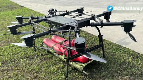 China has tested a drone with a stretcher for an injured person