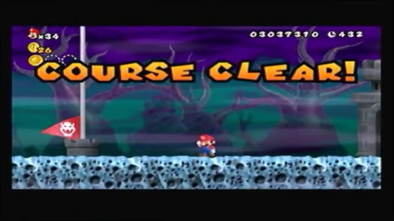 New Super Mario World Wii 5 Ghost House Cannon Exit