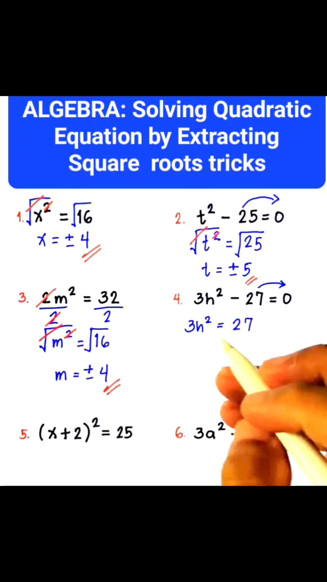 Math 6 Rumbled Letter Mathematics tricks/hacks