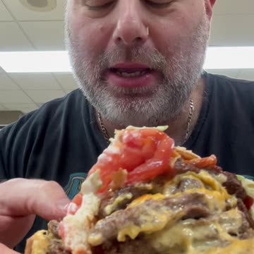 Gorilla Bite Ape Chomp #2! 5 Pattie Whopper! 5 pieces of cheese! OH! #amc #djt #apefather #oh