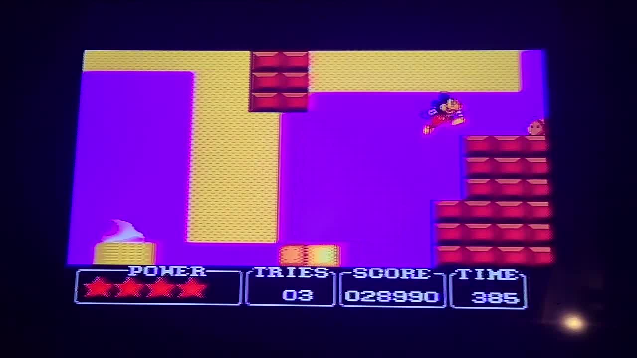 Mickey mouse and the castle of illusion sega master system gameplay