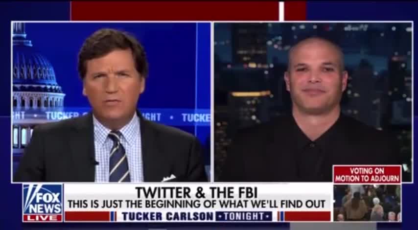 Tucker Carlson speaks to Matt Taibbi about the latest Twitter Files revelations