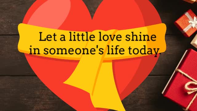 Give A Little Love