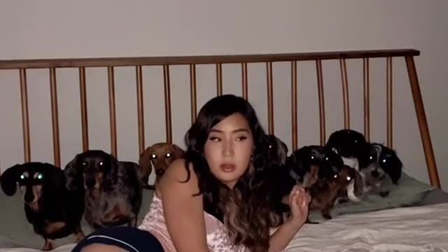 Part 2. I think she brought friends.
