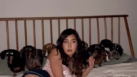 Part 2. I think she brought friends.