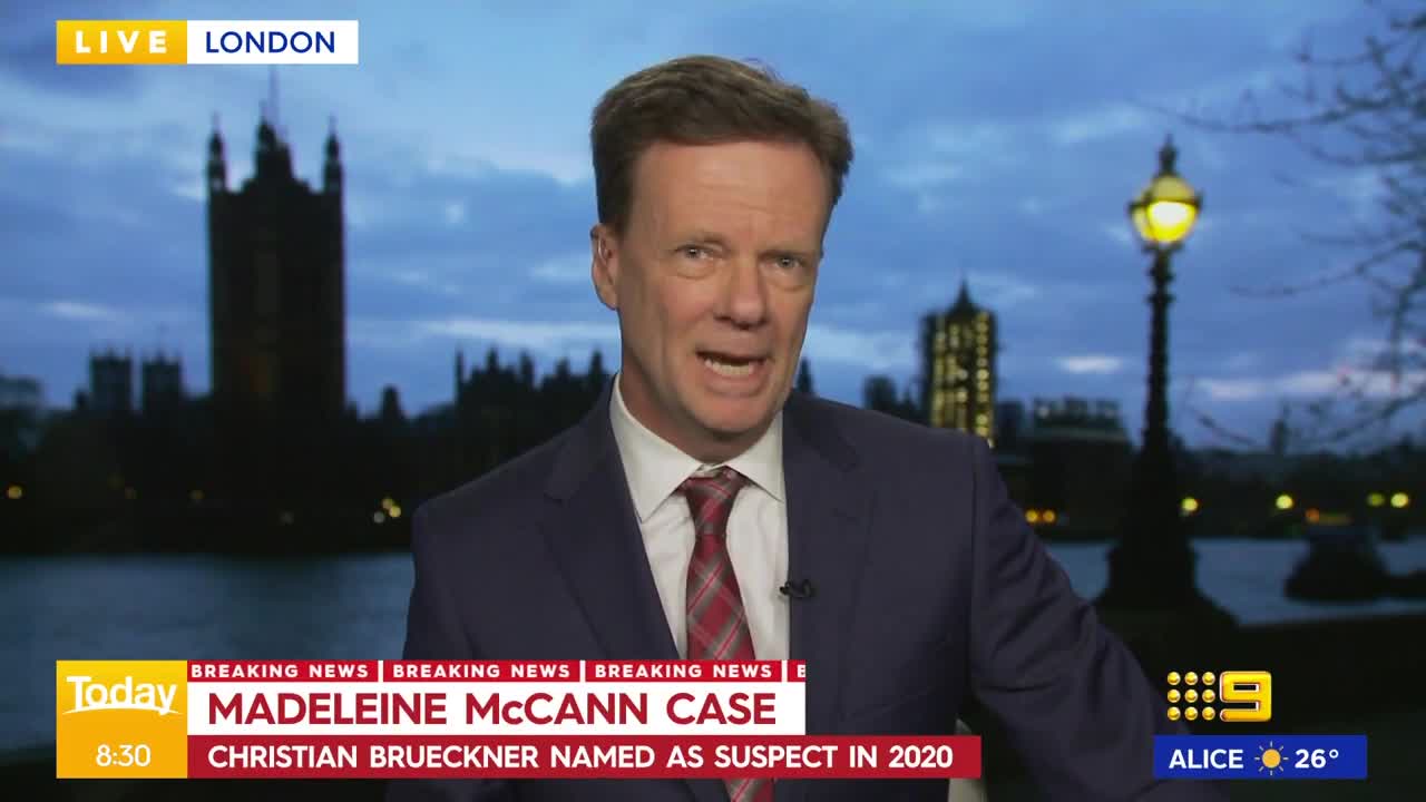 German man declared formal suspect in Madeleine McCann case | 9 News Australia