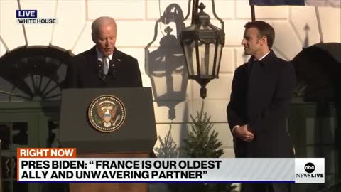 'France and the United States are facing down Vladimir Putin'- Biden l ABCNL