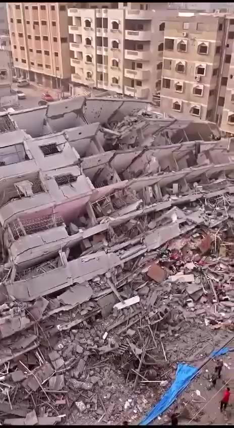 🚨 New Footage of Destruction of the Gaza Strip 🚨 😲😲😲