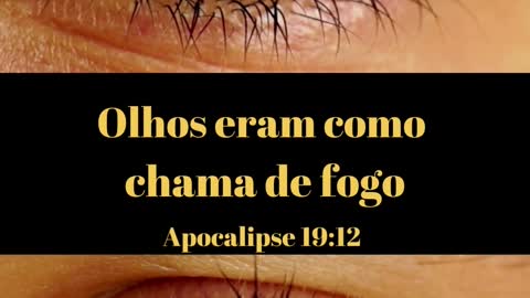 Olhos com Chama de Fogo