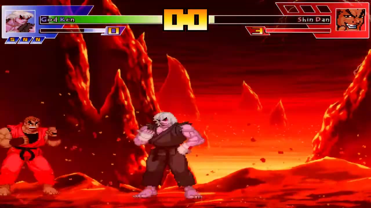 SNK vs Capcom Mugen Test Demo (Another Ken Character)