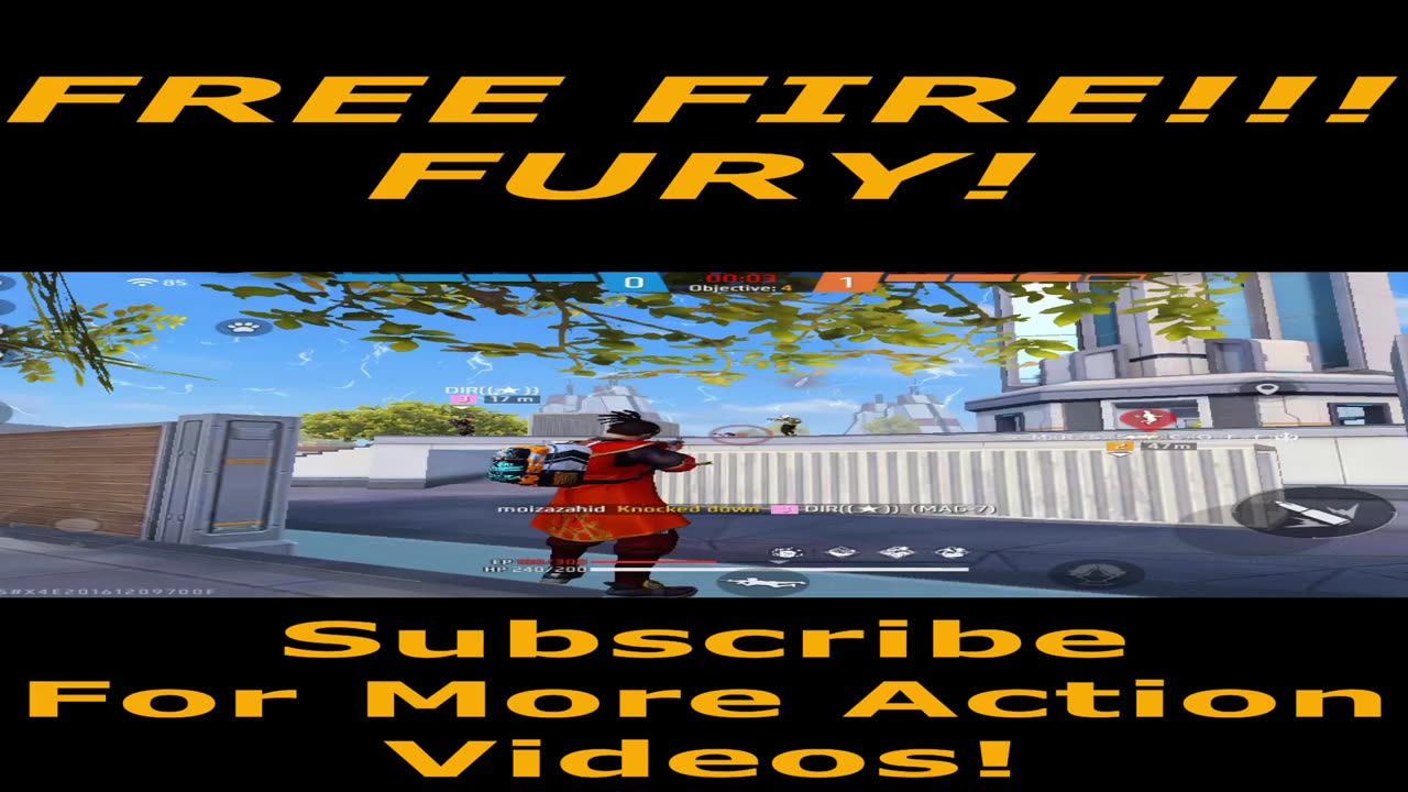 Intense Firefights and Epic Victories in Free Fire Battle Royale #shorts #youtubeshortsvideo