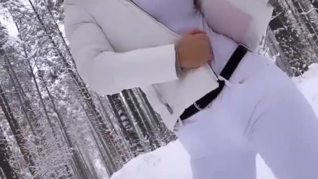 Dancing in the snow