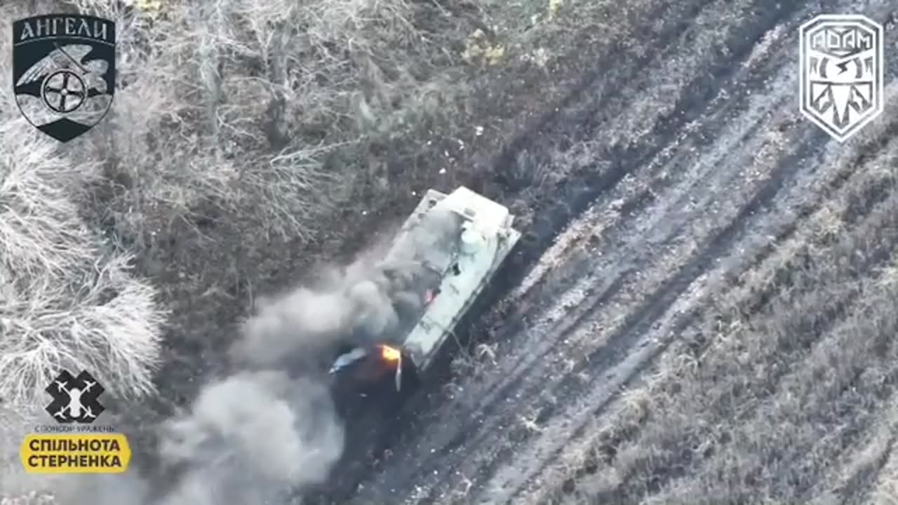 ππΊπ¦ Ukraine Russia War | Adam Tactical Shows 2 Hits of FPV Drones on Moving Russian MT-LB | RCF